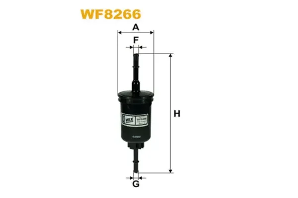 Фільтр паливний FORD FIESTA WF8266/PS865/4