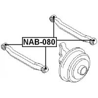 Сайлентблок важеля INFINITI G20, NISSAN PRIMERA 90-97 задн. міст