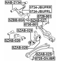 Болт з ексцентриком SUZUKI GRAND VATARA 05-