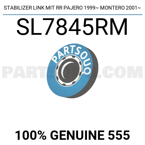 Стійка стаб. MITSUBISHI PAJERO 2.5TD,3.2TDI 16V,3.5I24V 00 - з гайками