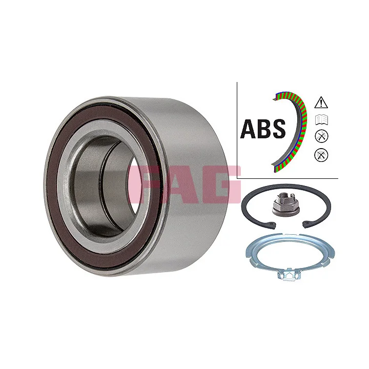 Подшипник ступицы передняя ось с ABS для Dacia Dokker, Lodgy, Renault Captur, Megane II 02-