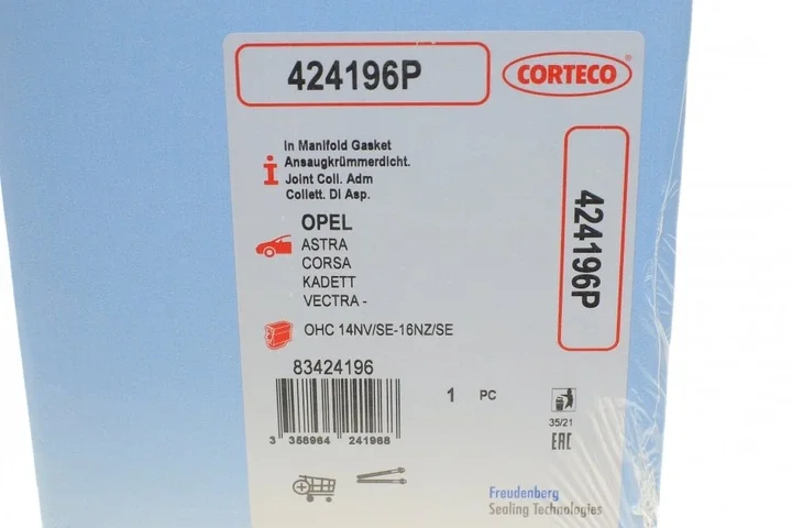 Прокладка колектора IN DAEWOO/CHEVROLET/OPEL 1.2/1.4