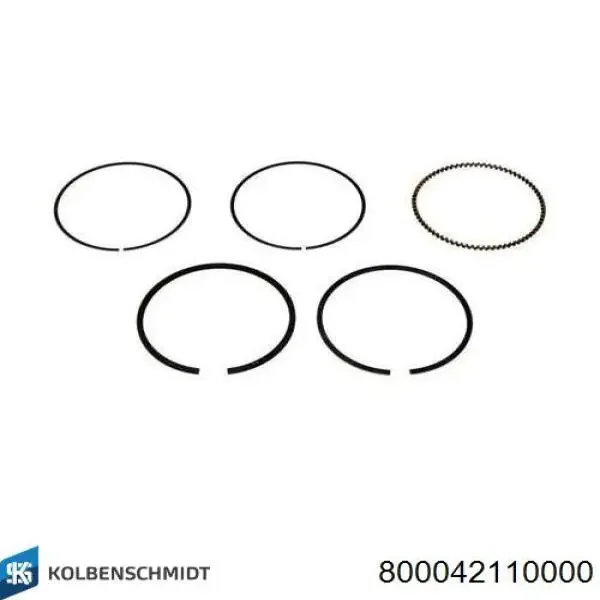 Кільця поршневі VAG 76,51 1,4i/1,6i 97- 1,2x1,5x2,5