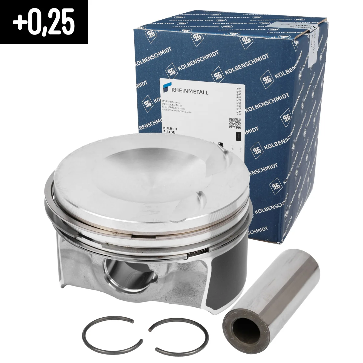 Поршень з кільцями VW 82,76 2,0 TFSI CADA/CCZA/CDZA/CAWB/CBFA PIN 21MM