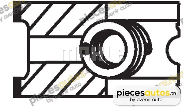 Кільця поршневі RENAULT 82,70 F3P/F3R 1,8/2,0
