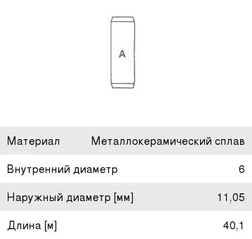 Направляющая клапана DAEWOO/CHEVROLET Lanos 1,6 16V 6mm