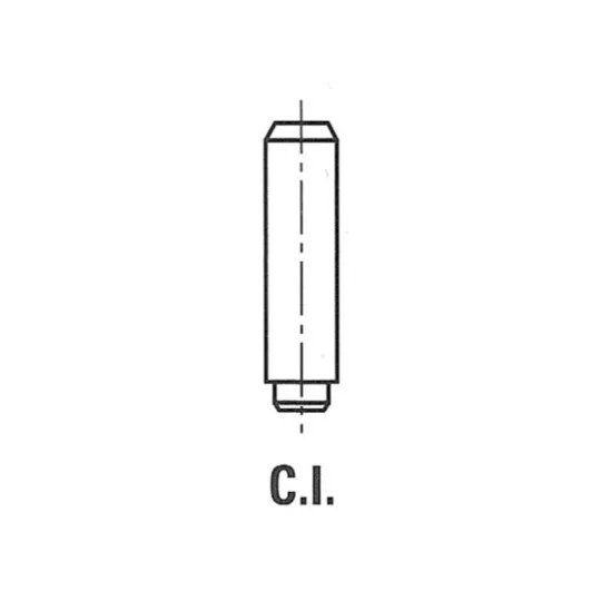 Направляюча клапана впускного/випускного MB M104/M111/OM604/OM605 7mm